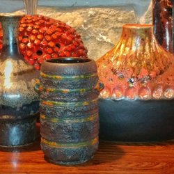 Modern Redux - amazing examples of post war west german art pottery fill the store!