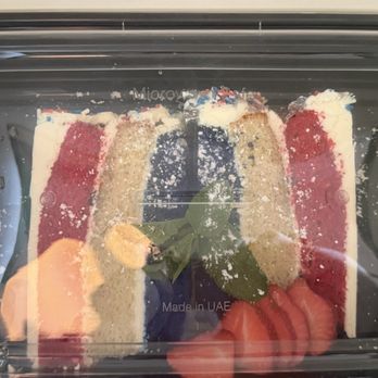 The Angie - French Flag Cake (NEVER ORDER, dry, lacking flavor and $18?!?) - Bars Near Me - Arlington, Virginia The Angie - French Flag Cake (NEVER ORDER, dry, lacking flavor and $18?!?) - Bars Near Me - Arlington, Virginia