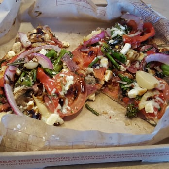 MOD Pizza - The small to-go box actually fits half a pizza. - Pizza Near Me - Morgan Hill, California