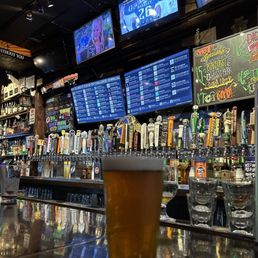 Good craft beer selection on tap. Good craft beer selection on tap.