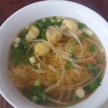Number One Pho - Wonton soup with egg noodles. - Vietnamese Near Me - Cleveland, Ohio Number One Pho - Wonton soup with egg noodles. - Vietnamese Near Me - Cleveland, Ohio