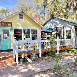 the front of the restaurant