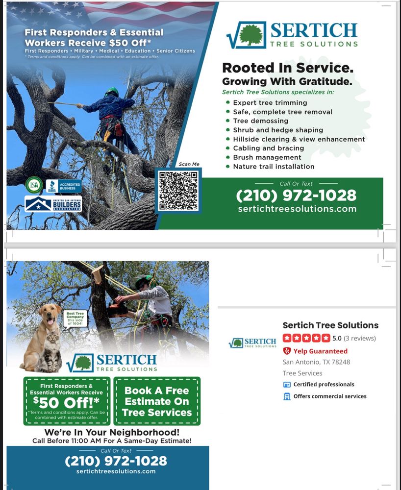 Sertich Tree Solutions - tree service in San Antonio, TX