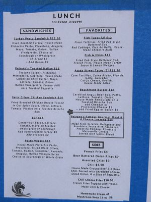 Menu photo 6 Peirano's Beachfront Cafe Ventura, CA Menu photo 6 Peirano's Beachfront Cafe Ventura, CA
