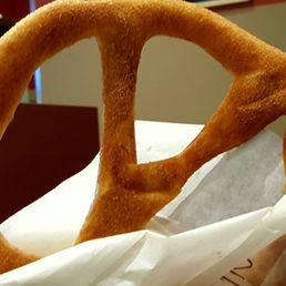 a pretzel in a paper bag a pretzel in a paper bag