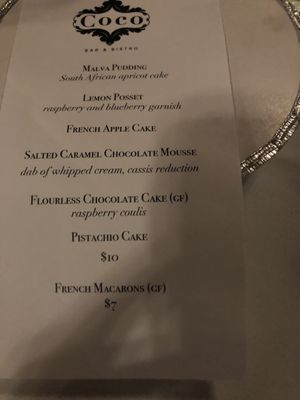 Menu photo 3 Coco Buffalo, NY
