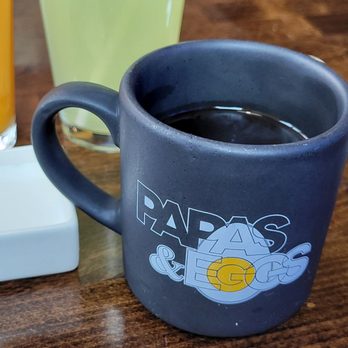 Papas and Eggs - Coffee $3.50, Fresh Squeezed OJ $6.00, Fresh Lemonade $4.50 - Breakfast & Brunch Near Me - Mountain View, California Papas and Eggs - Coffee $3.50, Fresh Squeezed OJ $6.00, Fresh Lemonade $4.50 - Breakfast & Brunch Near Me - Mountain View, California