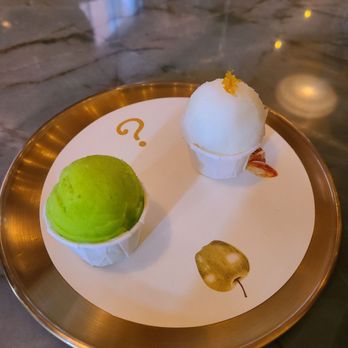 Torrisi - Complementary apple and lemon ices - Italian Near Me - New York, New York