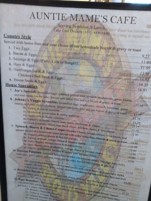 Menu photo 3 Auntie Mame's Scotts Valley, CA Menu photo 3 Auntie Mame's Scotts Valley, CA