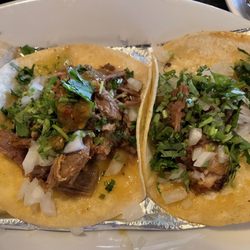 Serranos Mexican Grill - Razorback tacos were pretty good! The charro beans were terrible.