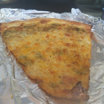 Sliceworks - Green Chile (no pork) Slice.  Awesome! - Pizza Near Me - Denver, Colorado