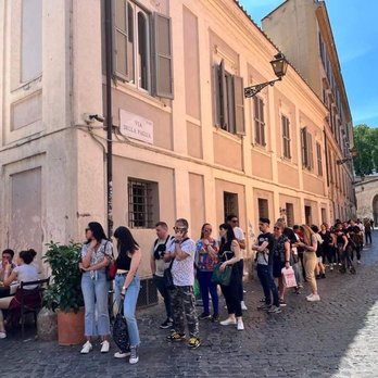 Tonnarello - Our line up. Took us thirty minutes because of inside request - Desserts Near Me - Rome, RM Tonnarello - Our line up. Took us thirty minutes because of inside request - Desserts Near Me - Rome, RM