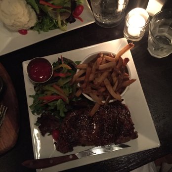 Linen Hall - Steak fries with fries and salad ($24) - Bars Near Me - New York, New York Linen Hall - Steak fries with fries and salad ($24) - Bars Near Me - New York, New York