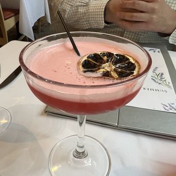 New Heights Restaurant - Barbie cocktail - New American Near Me - Washington, DC, District of Columbia