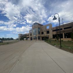 RTD Lightrail Jeffco Station - Free parking in a safe parking deck next to the Jefferson Co Court House