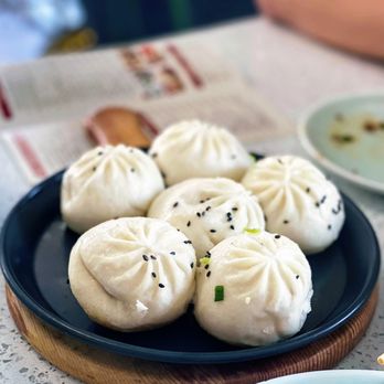Old Town Shanghai - @eatingsfrom - pan fried dumplings - Shanghainese Near Me - Sunnyvale, California Old Town Shanghai - @eatingsfrom - pan fried dumplings - Shanghainese Near Me - Sunnyvale, California