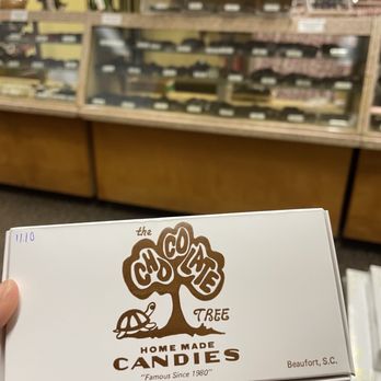 The Chocolate Tree - Taking my chocolate home! - Candy Stores Near Me - Beaufort, South Carolina