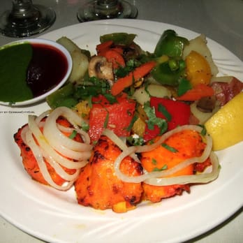 Saffron Grill - Tandoori Cod with double serving of vegetables. - Indian Near Me - Seattle, Washington