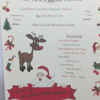 M&D Trees - 2015 Christmas event flyer - Nurseries & Gardening Near Me - Kingman, Arizona