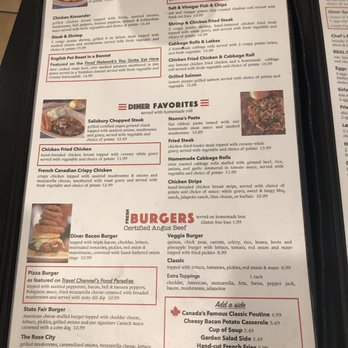 Maple Leaf Diner - menu - American Near Me - Dallas, Texas