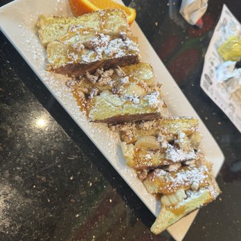 Keke's Breakfast Cafe - Banana Nut & Caramel Stuffed French Toast - Breakfast & Brunch Near Me - Boca Raton, Florida