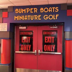 Celebration Station - Go here!  Don't go here!   (Yes, DONT go out here.  Actual door to boats and holes to the left)