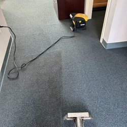 Green Monster Clean - Very soiled commercial carpet