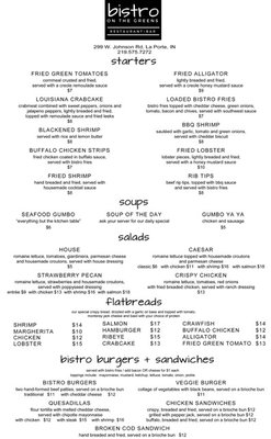 Menu photo 8 Bistro On The Greens La Porte, IN Menu photo 8 Bistro On The Greens La Porte, IN