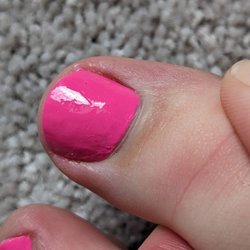 The Nail Salon - The polish is not smooth on top