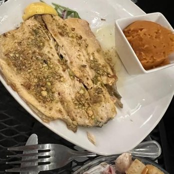 Stonewalls - Pistachio crusted trout - Steakhouses Near Me - Banner Elk, North Carolina