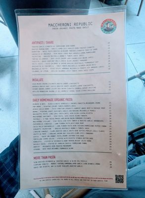 Menu photo 3 Maccheroni Republic Los Angeles, CA