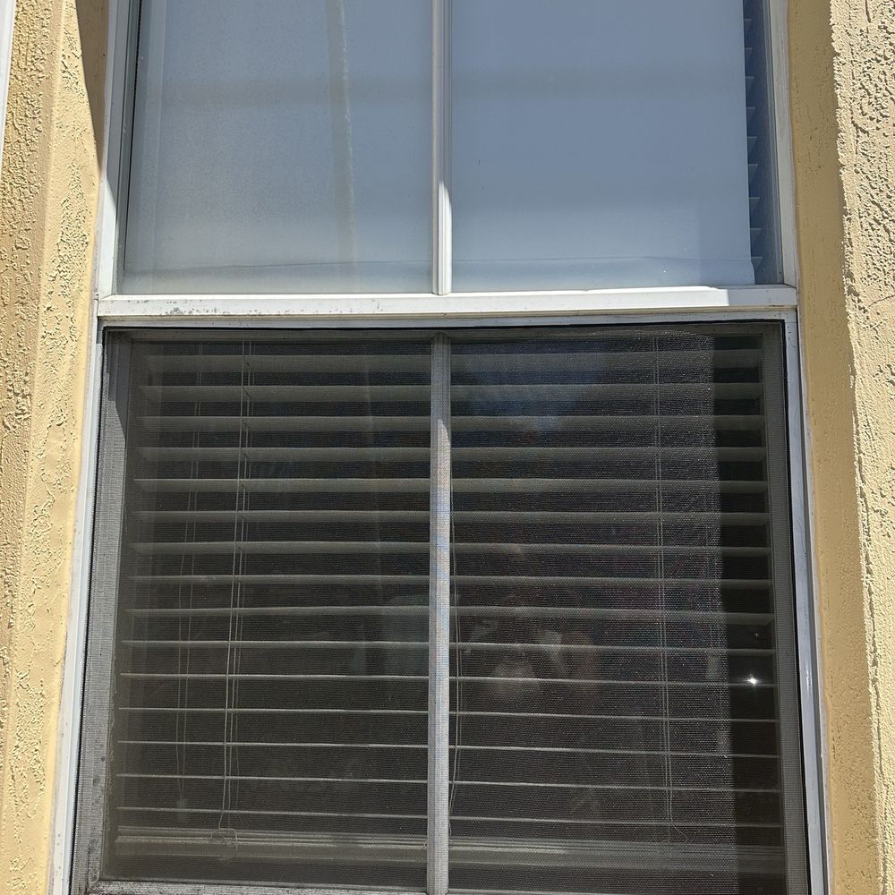 Manno Screen Enclosures - Dirt not removed before installation of new frames. Installed new frame with scratches all over. - Gutter Services Near Me