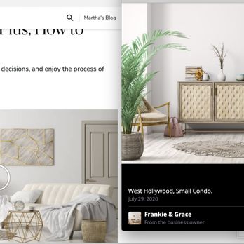 Frankie & Grace - She writes that this is a West Hollywood condo designed by her, but a little searching showed this was taken off of Google images! - Home Staging Near Me Frankie & Grace - She writes that this is a West Hollywood condo designed by her, but a little searching showed this was taken off of Google images! - Home Staging Near Me