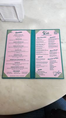 Menu photo 1 Bar Cala Portland, OR