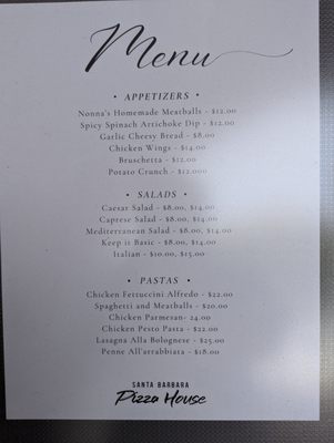 Menu photo 2 Santa Barbara Pizza House Santa Barbara, CA Menu photo 2 Santa Barbara Pizza House Santa Barbara, CA