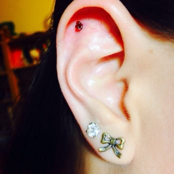 JuL Head Piercing - Helix done by Boge on 02.28.14 for $35 - Jewelry Near Me - Alhambra, California