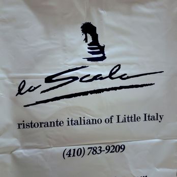 La Scala - La Scala take home bag - Italian Near Me - Baltimore, Maryland La Scala - La Scala take home bag - Italian Near Me - Baltimore, Maryland