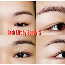 The Beauty Lounge - Before and after Lash Lift