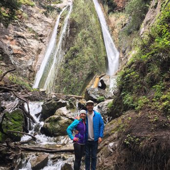 Limekiln State Park - Hubby and I at the Limekiln Falls - Campgrounds Near Me - Big Sur, California