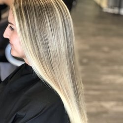 Salon Bella - Foliage with haircut and smooth style by: Lisathestylist