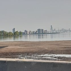 View of the city from Rainbow beach.