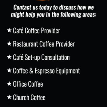 Copper Canyon Coffee Roasters - Some of the services offered by Copper Canyon Coffee. - Coffee & Tea Near Me - Battlefield, Missouri Copper Canyon Coffee Roasters - Some of the services offered by Copper Canyon Coffee. - Coffee & Tea Near Me - Battlefield, Missouri