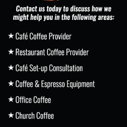 Copper Canyon Coffee Roasters - Some of the services offered by Copper Canyon Coffee.