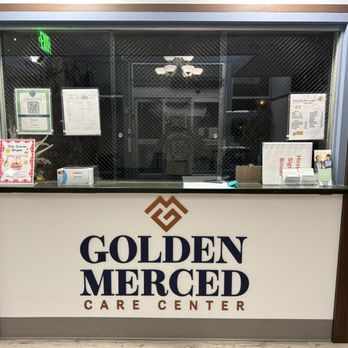 Golden Merced Care Center - Lobby, sign in log. - Skilled Nursing Near Me - Merced, California