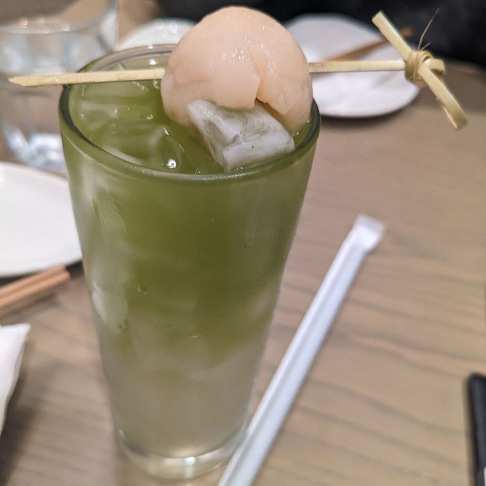 Akami Sushi - Matcha lychee highball - Sushi Bars Near Me - Arcadia, California Akami Sushi - Matcha lychee highball - Sushi Bars Near Me - Arcadia, California
