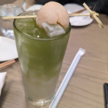 Akami Sushi - Matcha lychee highball - Sushi Bars Near Me - Arcadia, California