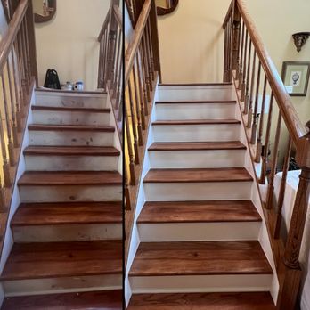 Jordan Painting - Risers painting, before and after - Painters Near Me Jordan Painting - Risers painting, before and after - Painters Near Me