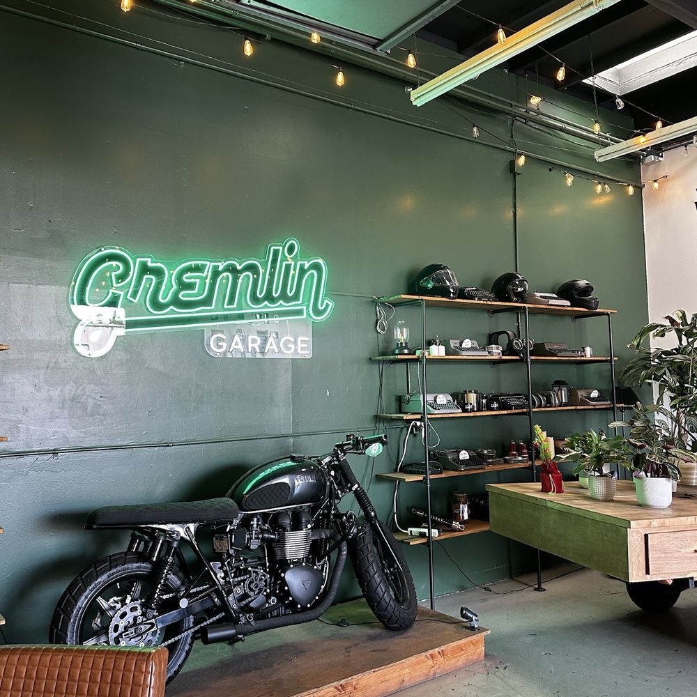 Gremlin Garage - Cafe concept - Coffee & Tea Near Me - Costa Mesa, California