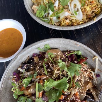 NoodleBird - Smoky, Spicy Chicken Fried Rice and Wok Seared Pork Noodles - Asian Fusion Near Me - Chicago, Illinois NoodleBird - Smoky, Spicy Chicken Fried Rice and Wok Seared Pork Noodles - Asian Fusion Near Me - Chicago, Illinois
