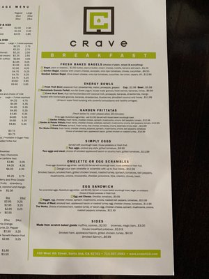 Menu photo 4 Crave Restaurant Santa Ana, CA Menu photo 4 Crave Restaurant Santa Ana, CA